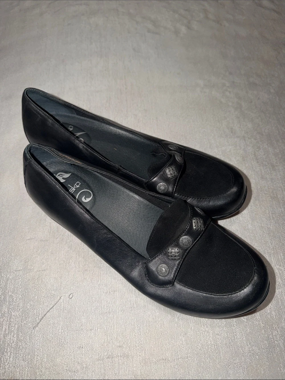 Dansko Olena Women's Black Slip-On Loafers Classic Comfort Vintage Style Size 41